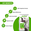 Active All Breed 100% Veg Dog Dry Food (Buy 1 Get 1) Dogs- Dry Food Active