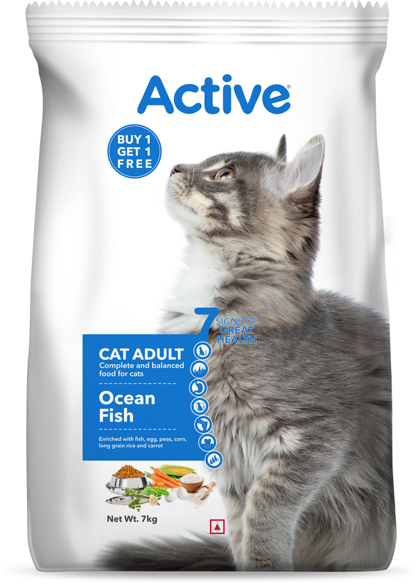 Active Ocean Fish Adult Cat Dry Food (Buy 1 Get 1)