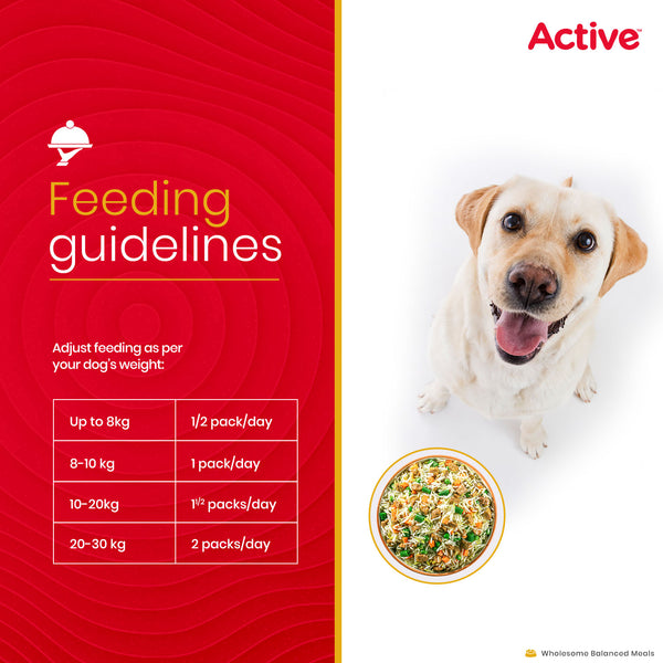 Active Chicken Biryani Fresh Food for Dogs (Buy 1 Get 1)