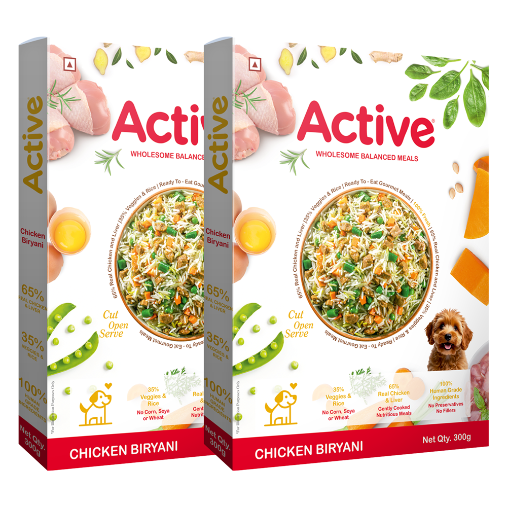 Active Chicken Biryani Fresh Food for Dogs Dogs-Wet Food Active
