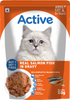 Active Real Salmon Fish in Gravy Adult Cat Wet Food ( Buy 1 Get 1 ) Cats-Wet Food Active