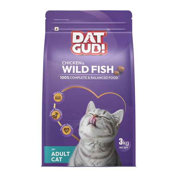 DatGud Chicken & Wild Fish Adult Cat Dry Food