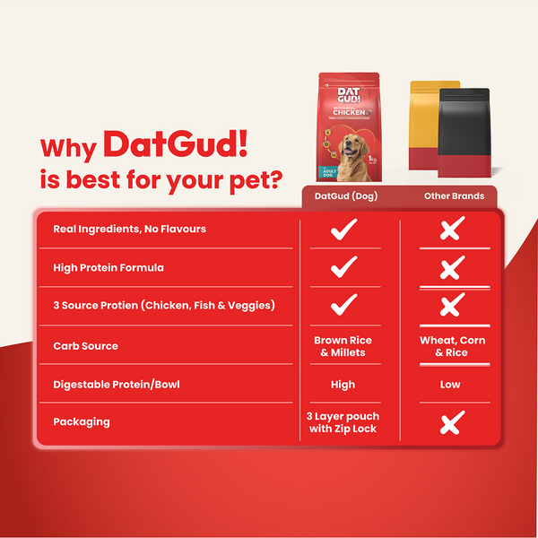 DatGud Chicken & Brown Rice Adult Dog Dry Food (Buy 1 Get 1 Free)