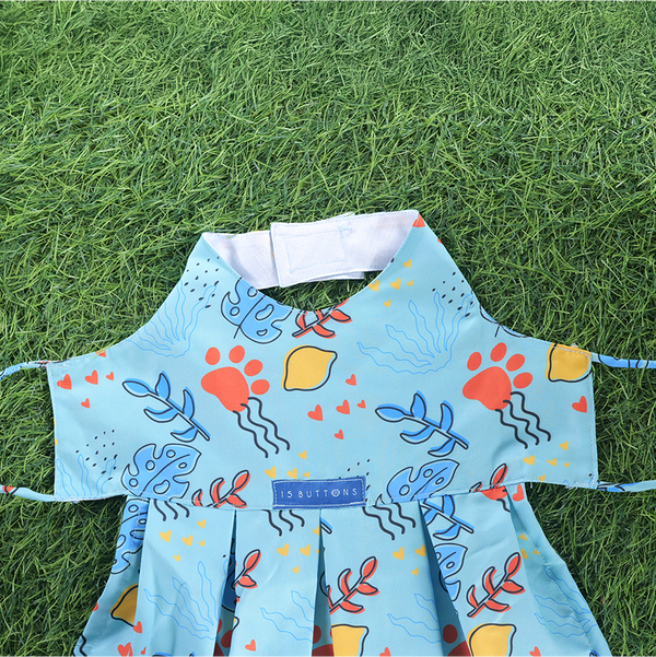 15 Furries Monstera Tropical Dress for Dogs
