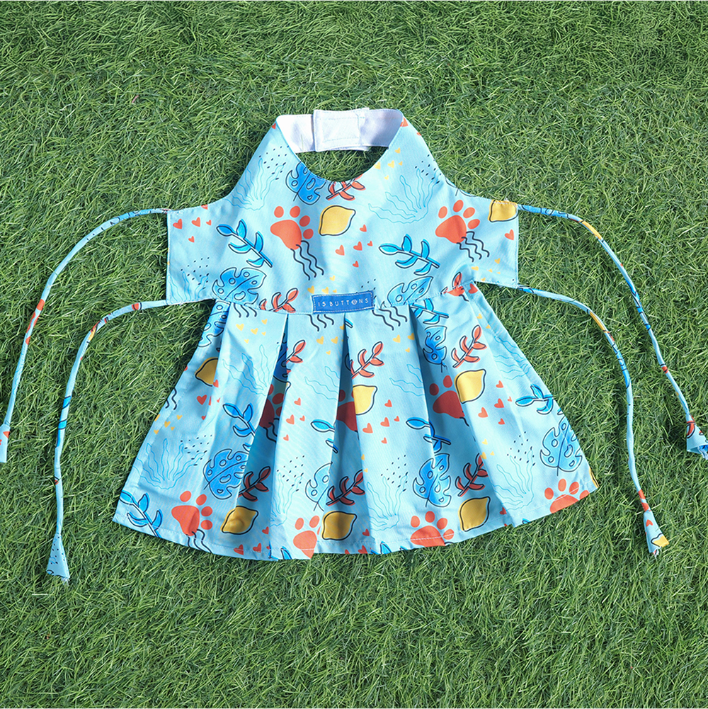 15 Furries Monstera Tropical Dress for Dogs Dogs-Clothing & Accessories 15 Furries Dropship