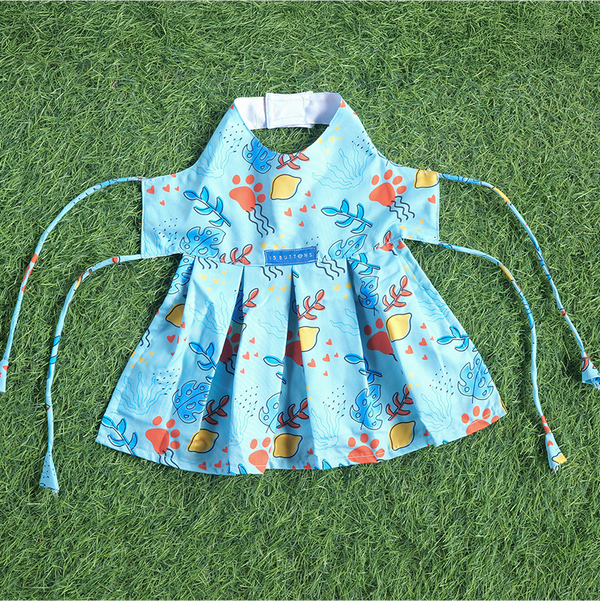 15 Furries Monstera Tropical Dress for Dogs