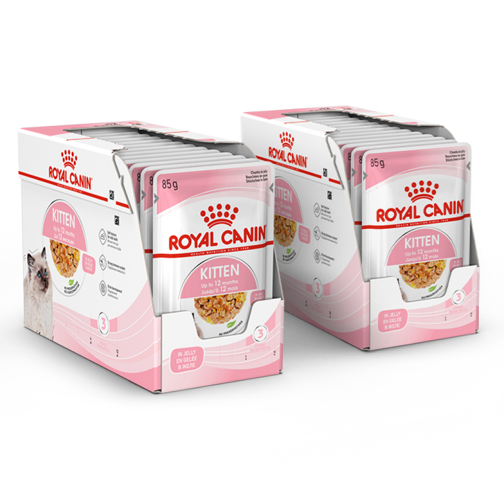 Royal Canin Kitten Jelly Cat Wet Food Cats-Wet Food Royal Canin 24x85g