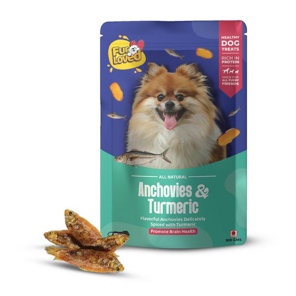 FurLoved Anchovies and Turmeric Omega Dog Treats