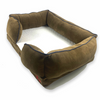 Petter World Ultra Luxury Micro Fur Orthopedic Sofa Bed for Dogs (Mocha Brown) Dogs-Bedding, Mats & Travel Supplies Petter World Dropship