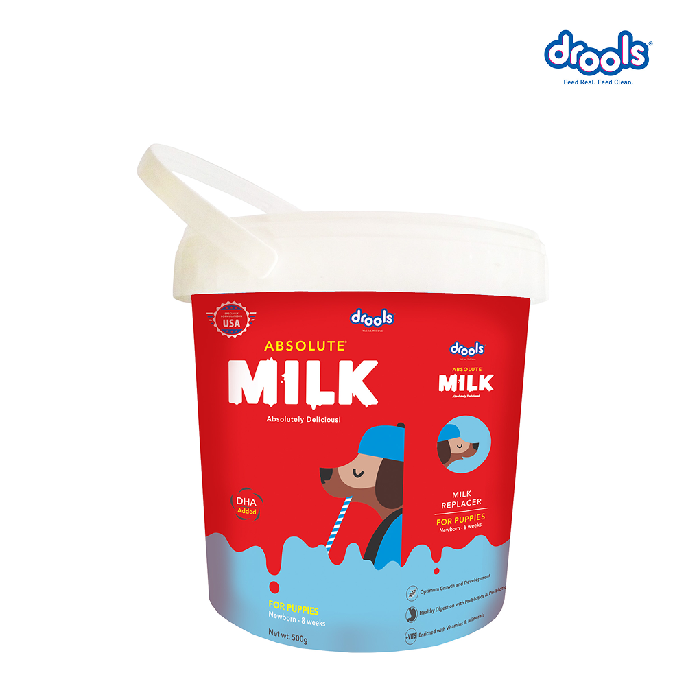 Drools Absolute Milk for Newborn Puppies Dogs-Health & Wellness Drools