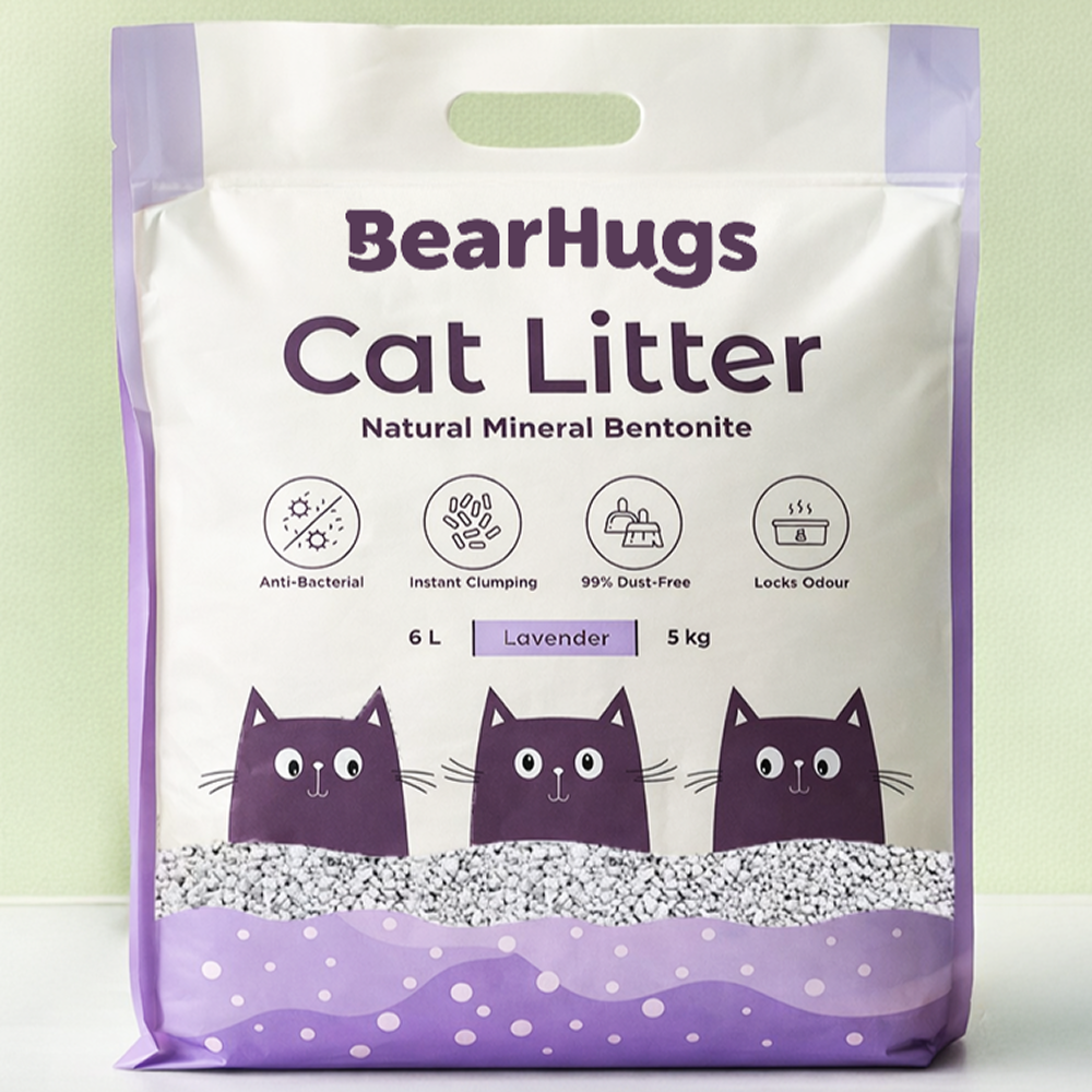BearHugs Lavender Scented Bentonite Cat Litter