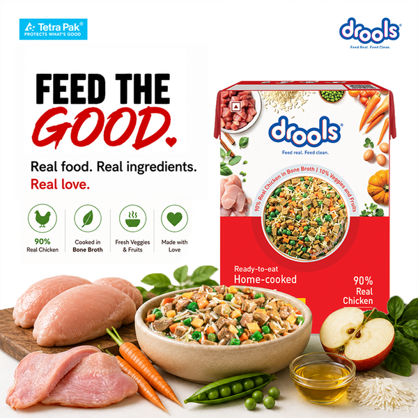 Drools Tetra Pack Real Chicken Turkey Dog Fresh Food