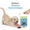 HUFT Yum Nums Chicken Brahmi and Marine Collagen Grain Free Soft Treats for Puppys Dog Treats + Others Heads Up for Tails