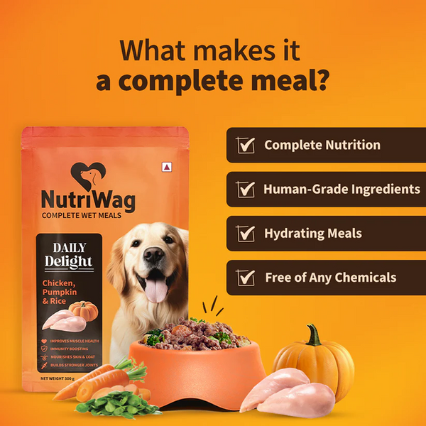 NutriWag Fresh Chicken, Rice and Vegetables Dog Wet Food