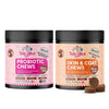 TailsAlive Probiotic, Immunity Booster and Skin & Coat Chews Allergy & Itch Relief Combo for Dogs Dogs-Health & Wellness TailsAlive 210g