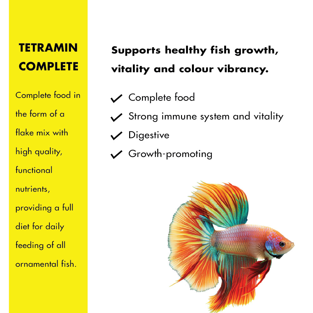 Tetra TetraMin Complete All Tropical Fish Food Fish Tetra