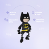 Warner Bros Batman Plush Toy for Dogs and Cats Both-Toys Warner Bros