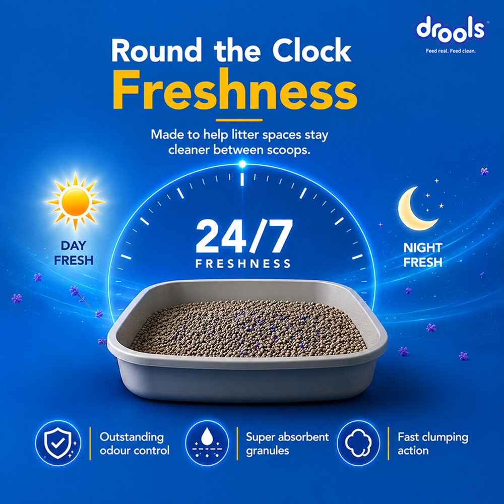 Drools Lavender Scented Clumping Cat Litter