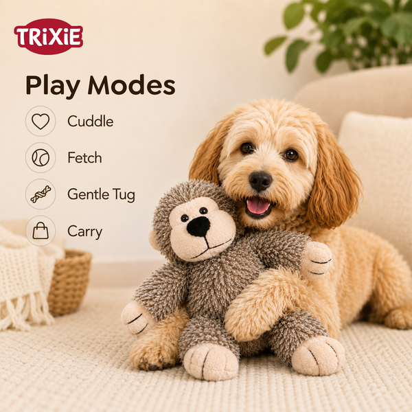 Trixie Monkey Plush Toy for Dogs