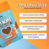 HUFT Yum Nums Grain Free Carrot with Real Chicken Soft & Chewy Sticks Dog Treats Dog Treats + Others Heads Up for Tails