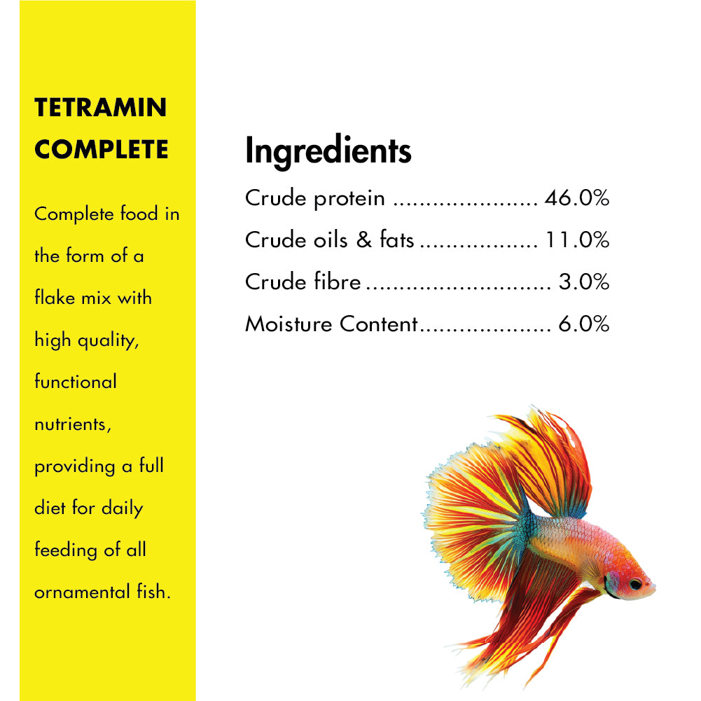Tetra TetraMin Complete All Tropical Fish Food Fish Tetra