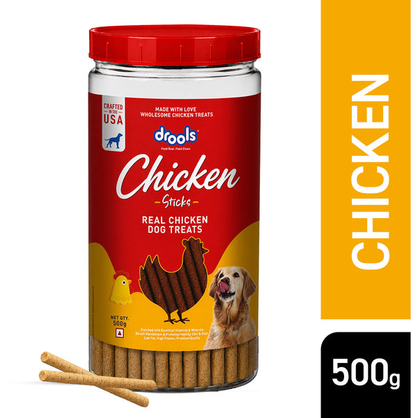 Drools Real Chicken Flavour Sticks Treat for Dogs