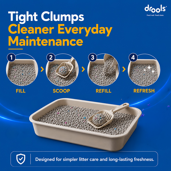Drools Lavender Scented Clumping Cat Litter