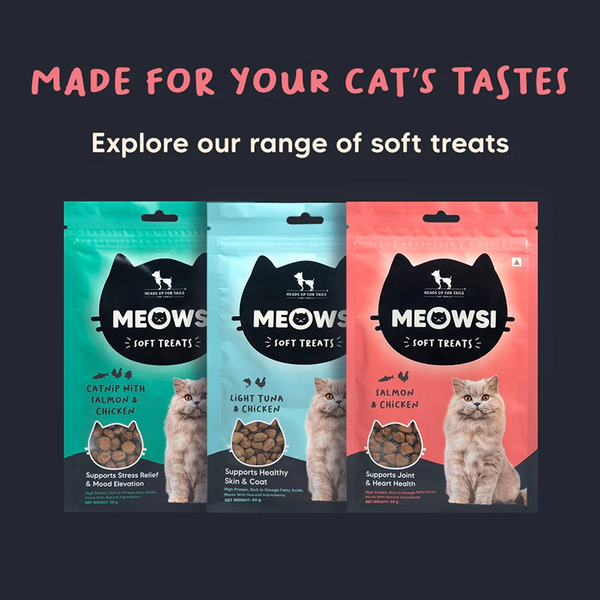 HUFT Meowsi Salmon & Chicken Soft Cat Treats