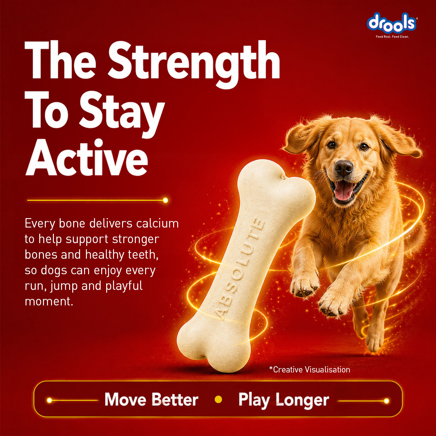 Drools Absolute Calcium Bones Dog treats (Jar) Dog Treats + Others Drools