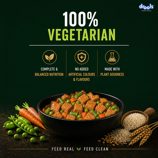 Drools 100% Veg Chunks in Gravy Puppy Wet Food