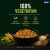 Drools 100% Veg Chunks in Gravy Puppy Wet Food Dogs-Wet Food Drools