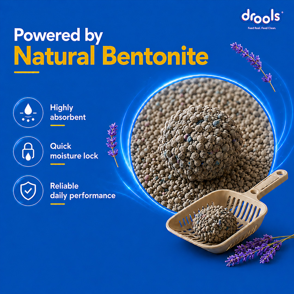 Drools Lavender Scented Clumping Cat Litter