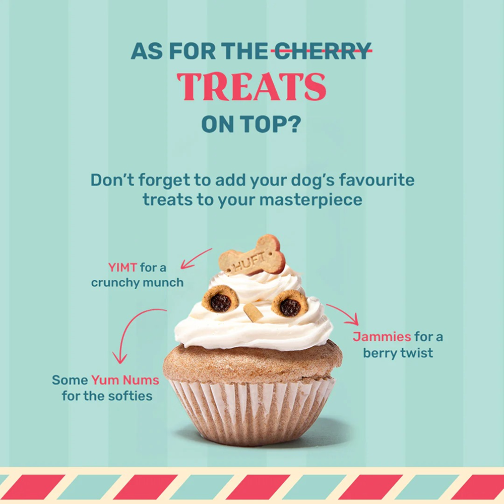 HUFT Gluten Free Instant Chicken Cake Frosting Mix Dog Treats Dog Treats + Others Heads Up for Tails