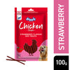 Drools Strawberry Flavour Chicken Sticks Treat for Dogs Dog Treats + Others Drools 100g