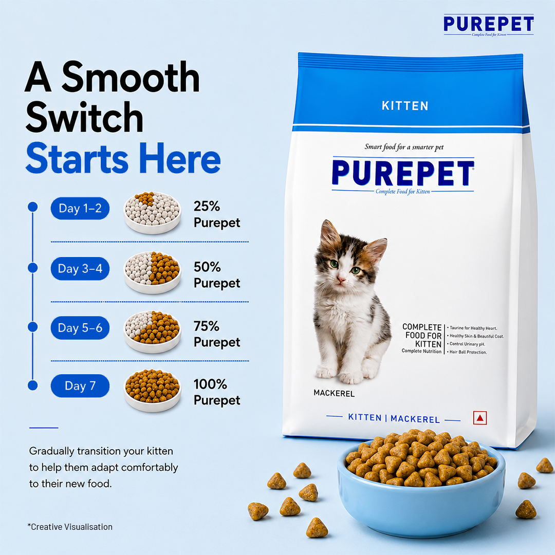 Purepet Ocean Fish Kitten Dry Food Cats- Dry food Purepet
