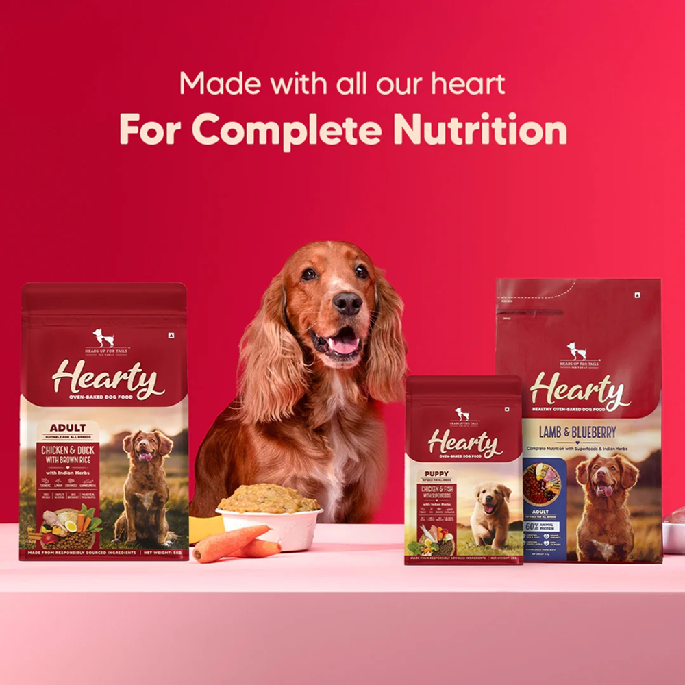 HUFT Hearty Oven Baked Lamb & Blueberry with Superfood Adult Dog Dry Food Dogs- Dry Food Heads Up for Tails
