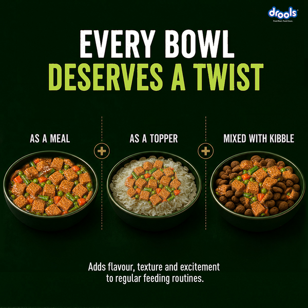 Drools 100% Veg Chunks in Gravy Puppy Wet Food