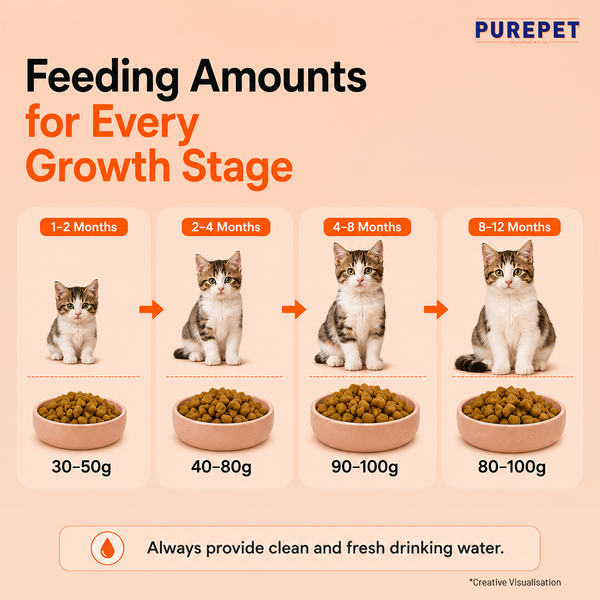Purepet Mackerel Kitten Cat Dry Food