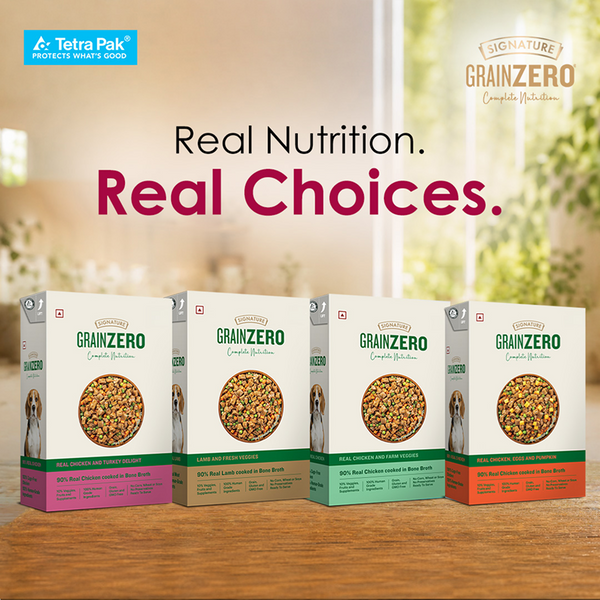 Signature Grain Zero Tetra Pack Real Chicken Turkey Dog Fresh Food