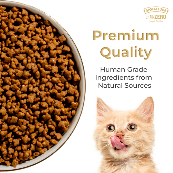 Signature Grain Zero Ocean Fish, Sardine and Mackerel Adult Cat Dry Food