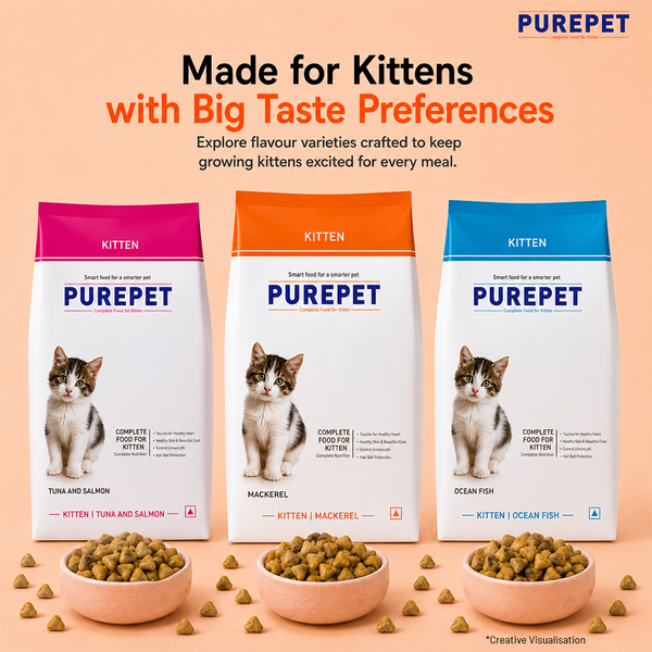 Purepet Mackerel Kitten Cat Dry Food