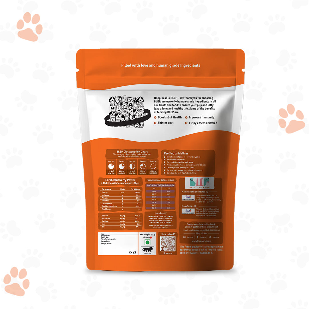 BLEP Paneer Quinoa Pawer Dog Wet Food (100g)