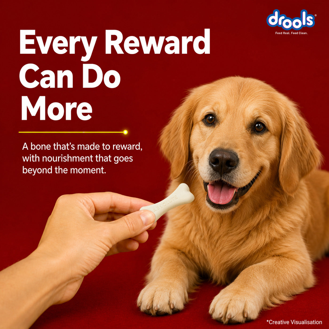 Drools Absolute Calcium Bones Dog treats (Jar) Dog Treats + Others Drools