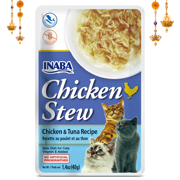 INABA Chicken Stew Chicken with Tuna Recipe Cat Wet Food