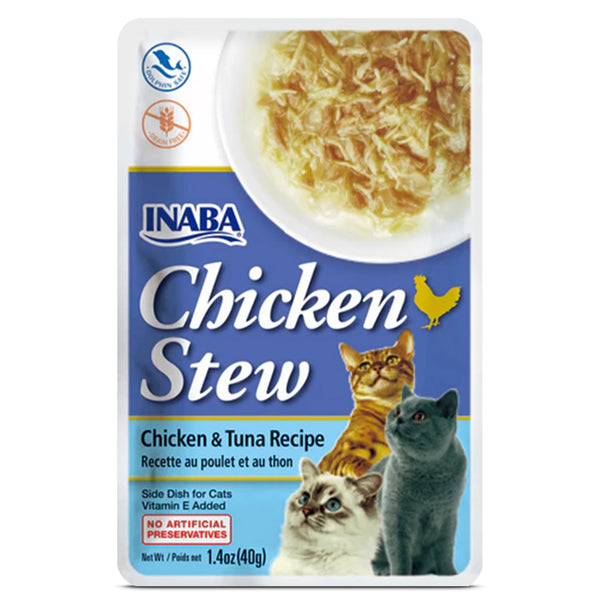 INABA Chicken Stew Chicken with Tuna Recipe Cat Wet Food