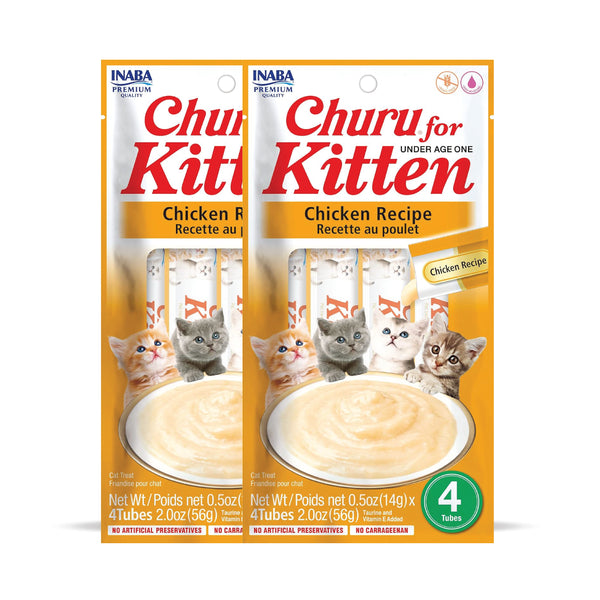 INABA Churu Chicken Recipe Creamy Kitten Cat Treats