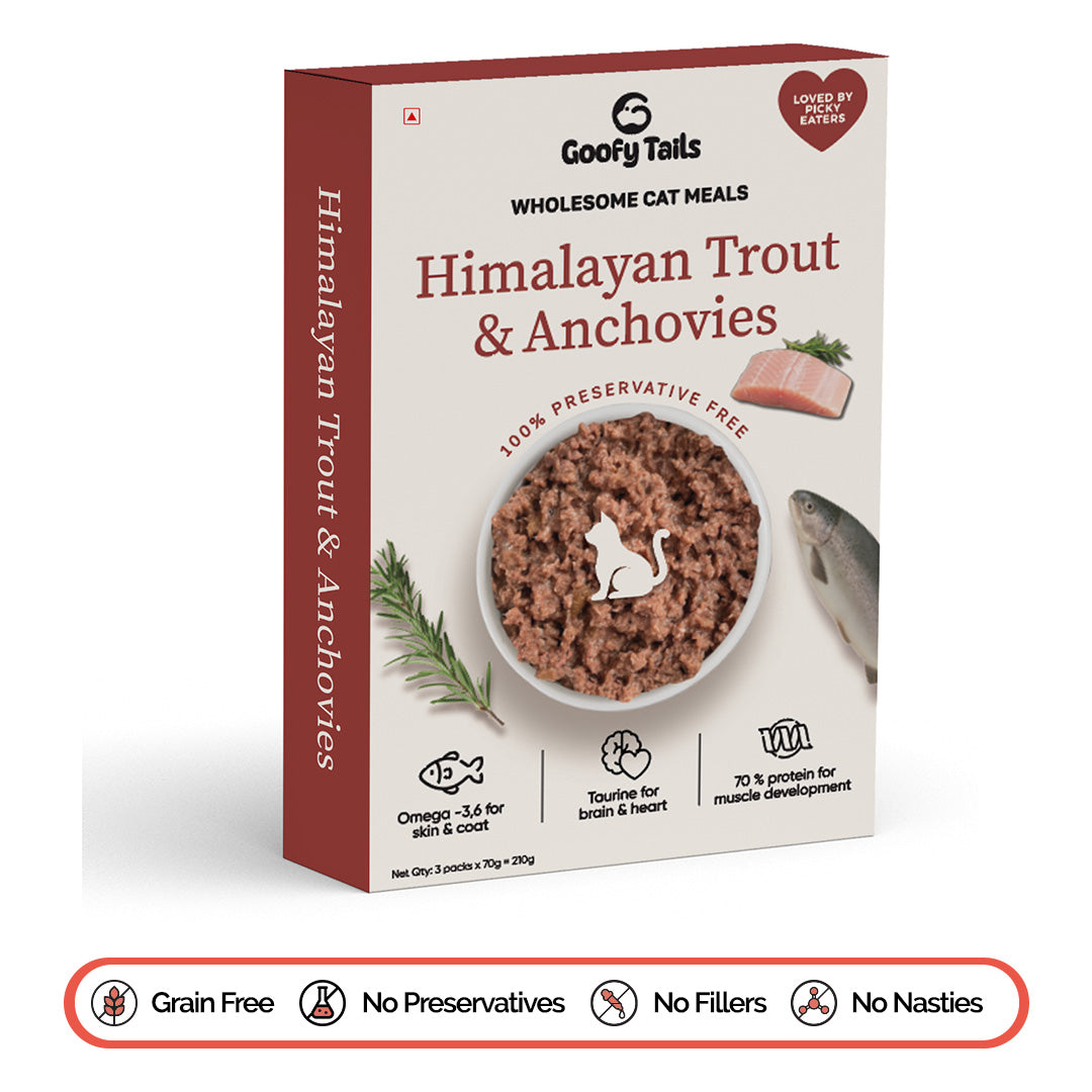 Goofy Tails Himalayan Trout & Anchovies Cat Wet Food