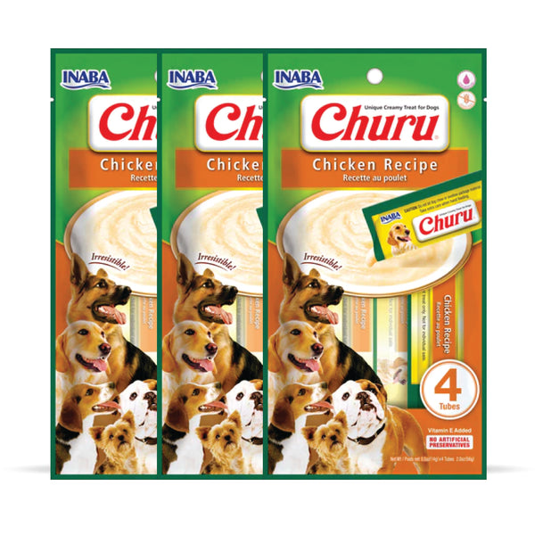 INABA Churu Chicken Recipe Creamy Dog Treats