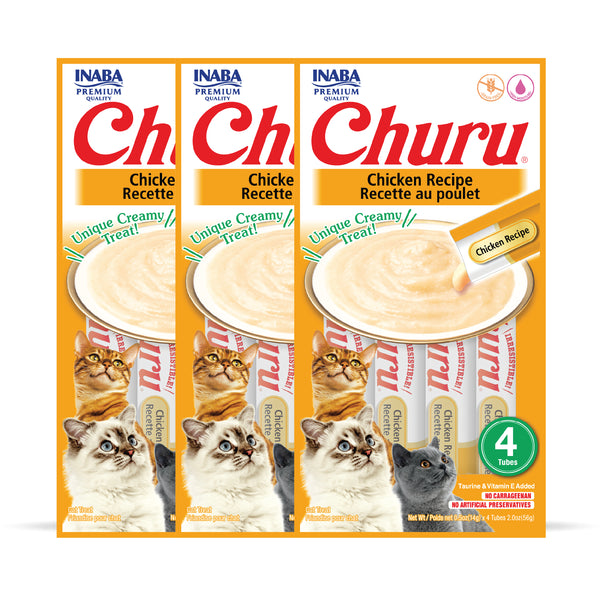INABA Churu Chicken Recipe Creamy Cat Treats