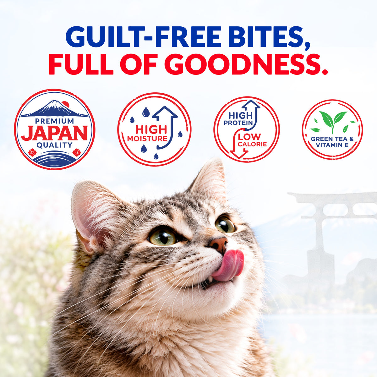 INABA Juicy Bites Homestyle Broth and Calamari Flavoured Cat Treats Cats-Wet Food INABA